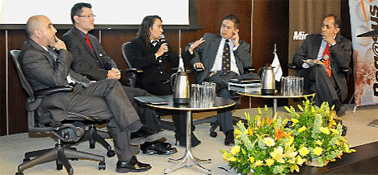 Jos Salvador de la Mora, Francisco Javier Huerta, Norma Samudio, Abdon Snchez y Javier Vega.